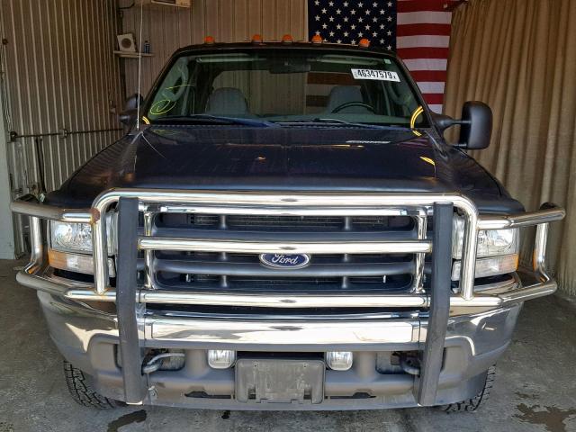 1FTSW31P84ED84462 - 2004 FORD F 350 CHARCOAL photo 9