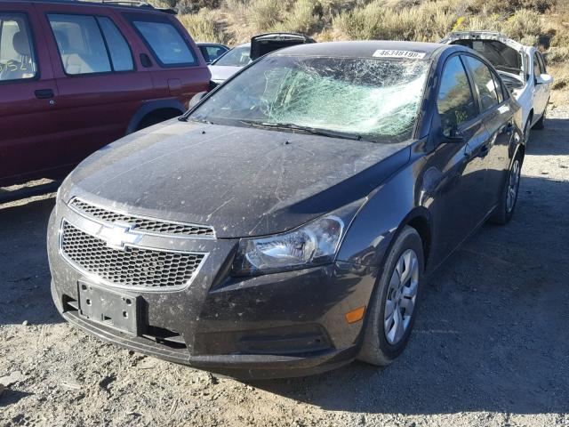 1G1PA5SH6E7166686 - 2014 CHEVROLET CRUZE LS GRAY photo 2