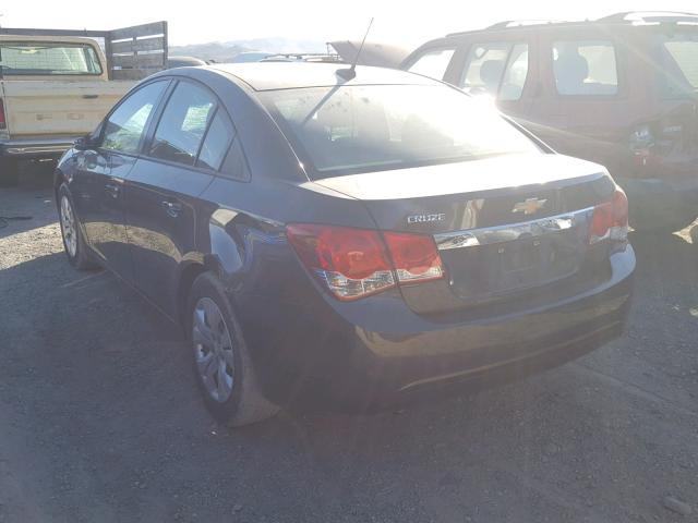 1G1PA5SH6E7166686 - 2014 CHEVROLET CRUZE LS GRAY photo 3