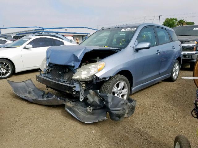 2T1KR30E36C560105 - 2006 TOYOTA COROLLA MA BLUE photo 2