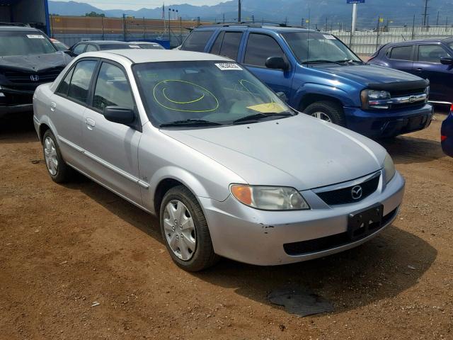 JM1BJ225110421673 - 2001 MAZDA PROTEGE LX SILVER photo 1