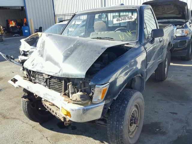 4TAVN01D5RZ165409 - 1994 TOYOTA PICKUP 1/2 GRAY photo 2