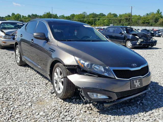 5XXGN4A77DG114214 - 2013 KIA OPTIMA EX GRAY photo 1