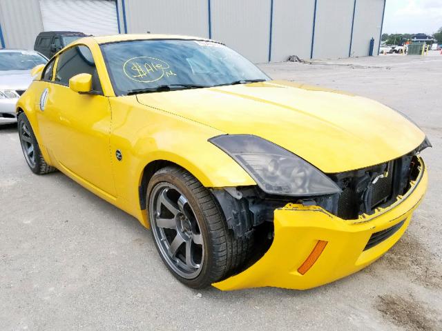 JN1AZ34E95M650028 - 2005 NISSAN 350Z COUPE YELLOW photo 1