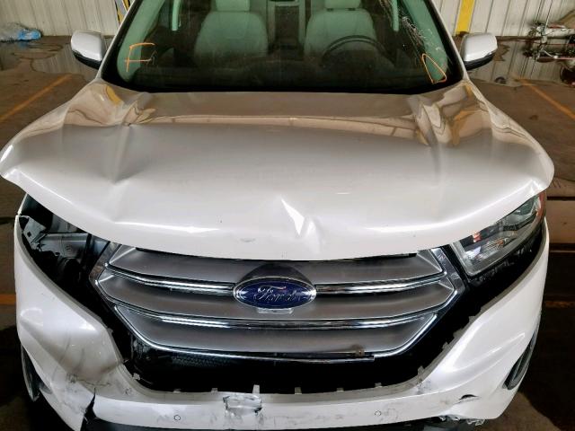 2FMPK3K94FBC17754 - 2015 FORD EDGE TITAN WHITE photo 7