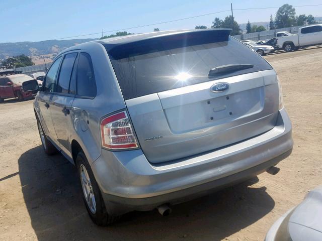 2FMDK36CX7BA91880 - 2007 FORD EDGE SE SILVER photo 3