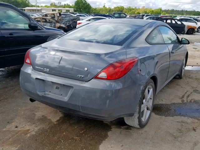 1G2ZH17N674267643 - 2007 PONTIAC G6 GT GRAY photo 4