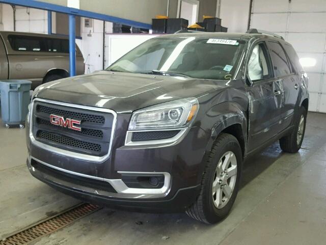 1GKKVPKD1EJ341514 - 2014 GMC ACADIA SLE BROWN photo 2