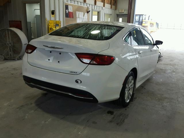 1C3CCCAB8FN693244 - 2015 CHRYSLER 200 LIMITE WHITE photo 4