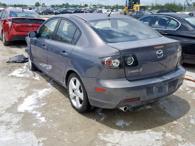 JM1BK32F891203022 - 2009 MAZDA 3 I GRAY photo 3