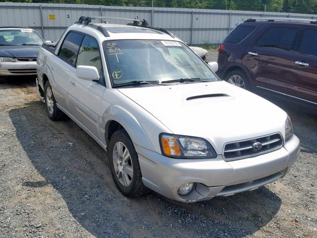 4S4BT63C855107487 - 2005 SUBARU BAJA TURBO WHITE photo 1