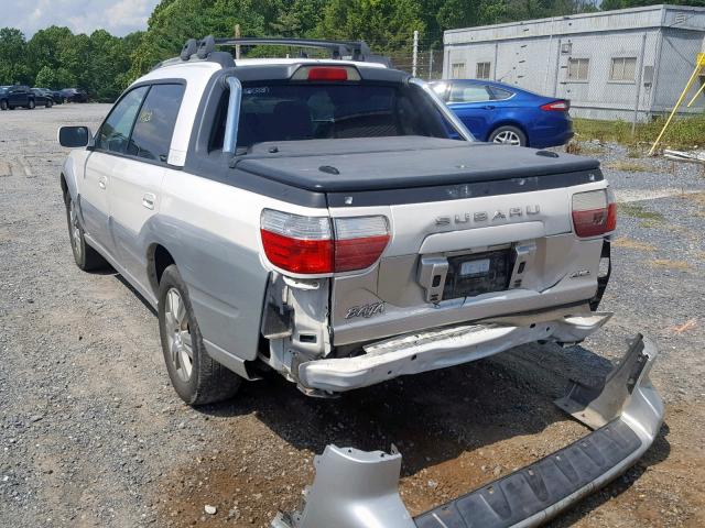 4S4BT63C855107487 - 2005 SUBARU BAJA TURBO WHITE photo 3