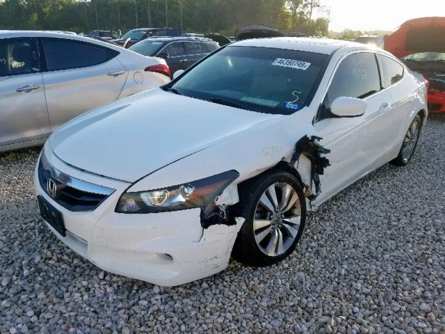 1HGCS1B8XCA012768 - 2012 HONDA ACCORD EXL WHITE photo 2