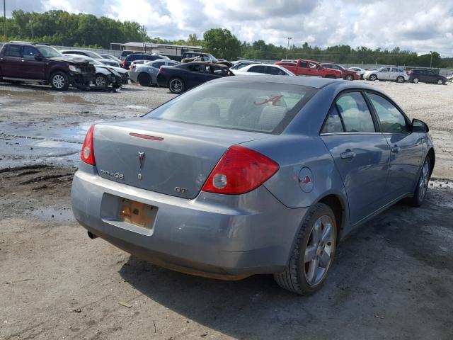 1G2ZH57N884217397 - 2008 PONTIAC G6 GT BLUE photo 4