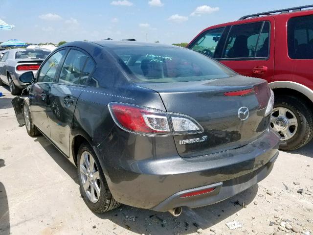 JM1BL1SF4A1318609 - 2010 MAZDA 3 I GRAY photo 3