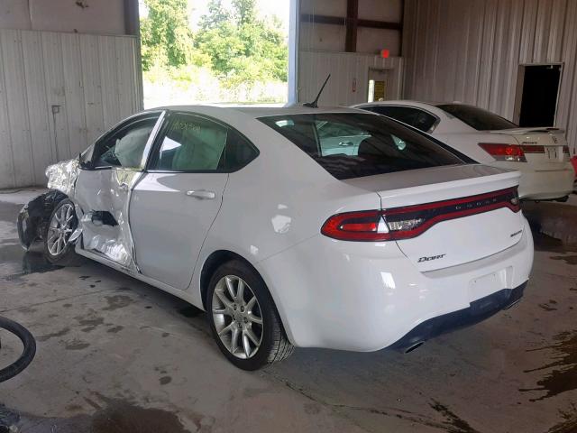 1C3CDFBA7DD149325 - 2013 DODGE DART SXT WHITE photo 3