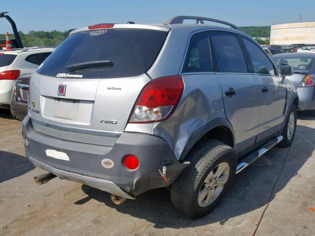 3GSDL43NX9S593240 - 2009 SATURN VUE XE SILVER photo 4