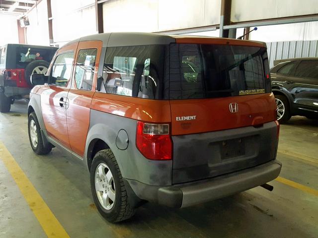 5J6YH28593L033373 - 2003 HONDA ELEMENT EX ORANGE photo 3