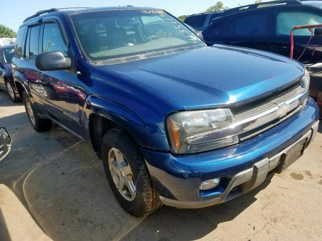 1GNDT13S632187398 - 2003 CHEVROLET TRAILBLAZE BLUE photo 1