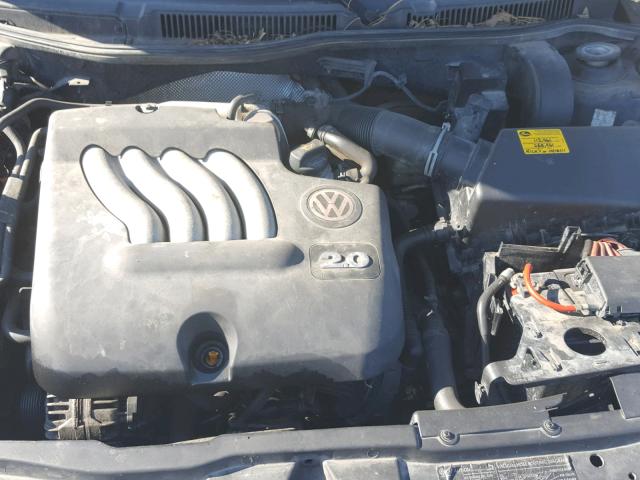 3VWSK69M94M041271 - 2004 VOLKSWAGEN JETTA GLS BLUE photo 7