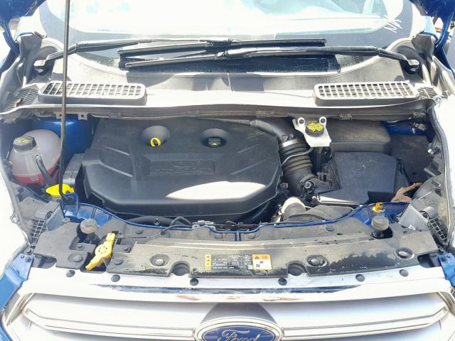 1FMCU0J98HUD81577 - 2017 FORD ESCAPE TIT BLUE photo 7