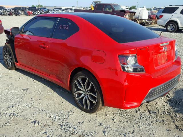 JTKJF5C71E3074471 - 2014 TOYOTA SCION TC RED photo 3