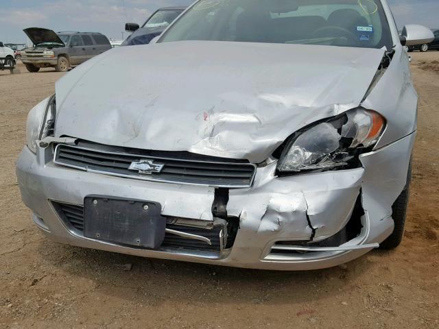 2G1WF5EKXB1293342 - 2011 CHEVROLET IMPALA LS SILVER photo 9