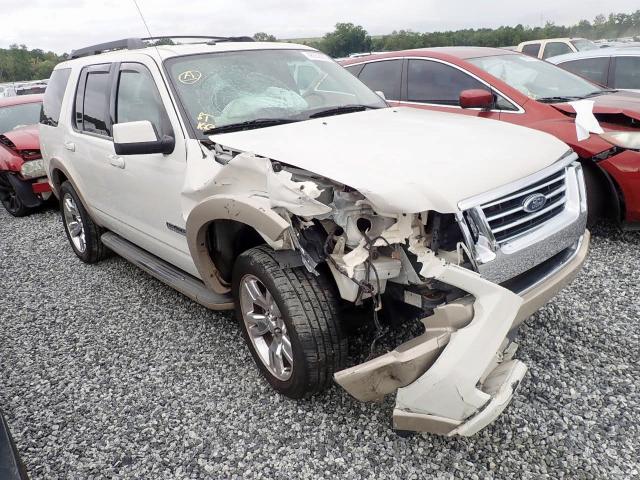 1FMEU64E58UA69561 - 2008 FORD EXPLORER E WHITE photo 1