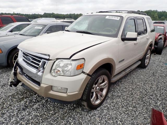 1FMEU64E58UA69561 - 2008 FORD EXPLORER E WHITE photo 2