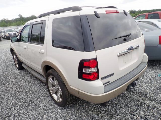 1FMEU64E58UA69561 - 2008 FORD EXPLORER E WHITE photo 3