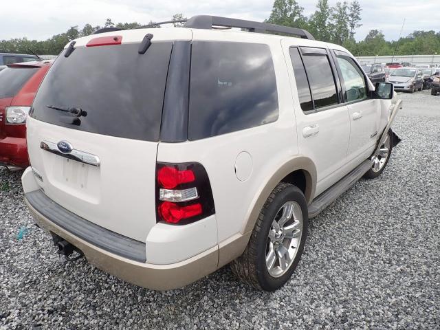 1FMEU64E58UA69561 - 2008 FORD EXPLORER E WHITE photo 4