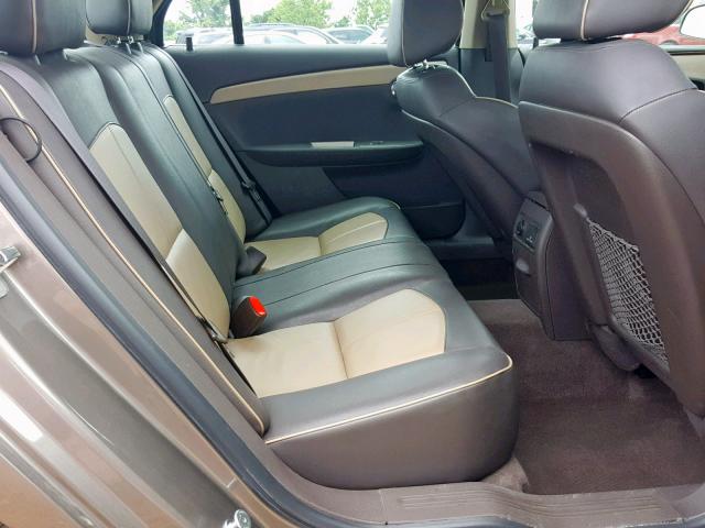 1G1ZE5E74BF263497 - 2011 CHEVROLET MALIBU LTZ ყავისფერი ფოტო 6