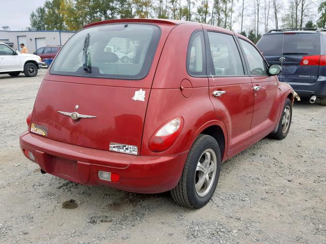 3A4FY48B26T263449 - 2006 CHRYSLER PT CRUISER RED photo 4