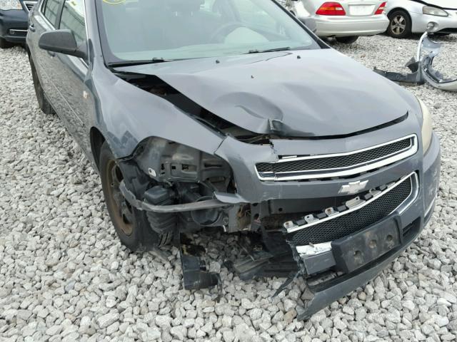 1G1ZG57B68F189066 - 2008 CHEVROLET MALIBU LS 灰色 照片 9