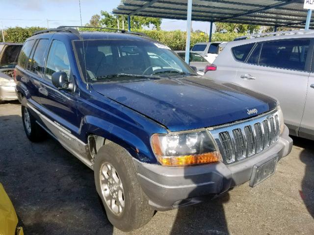 1J4GW48SX1C596223 - 2001 JEEP GRAND CHER BLUE photo 1