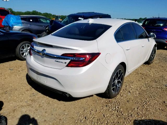 2G4GL5EX2H9108593 - 2017 BUICK REGAL SPOR WHITE photo 4