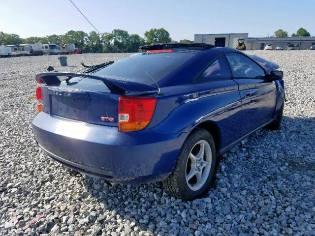 JTDDY38T5Y0029371 - 2000 TOYOTA CELICA GT- BLUE photo 4