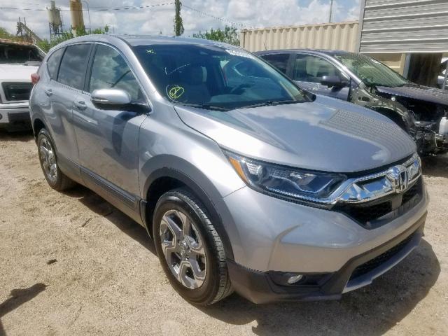 2HKRW2H84JH620334 - 2018 HONDA CR-V EXL SILVER photo 1