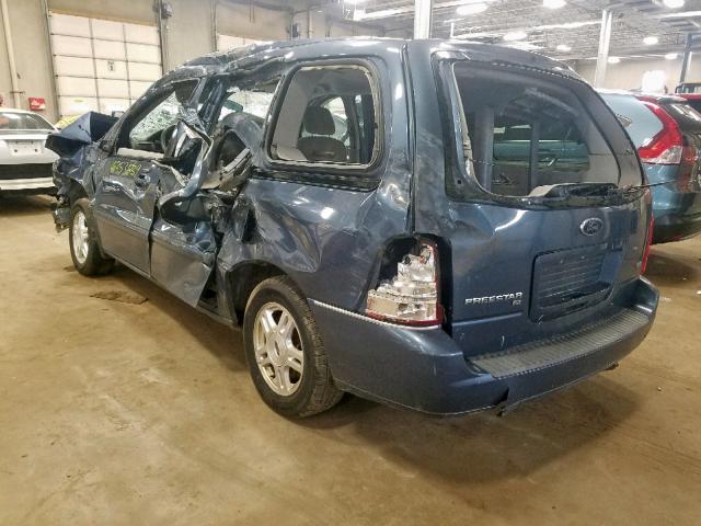 2FMZA52266BA08980 - 2006 FORD FREESTAR S BLUE photo 3