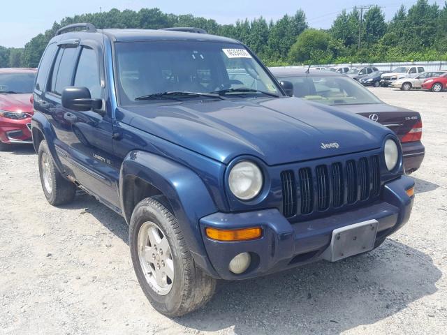 1J4GL58K92W159263 - 2002 JEEP LIBERTY LI BLUE photo 1