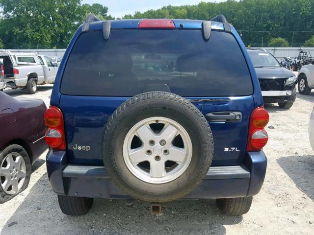 1J4GL58K92W159263 - 2002 JEEP LIBERTY LI BLUE photo 9