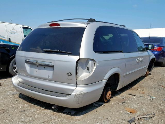 2C4GP44372R640737 - 2002 CHRYSLER TOWN & COU SILVER photo 4