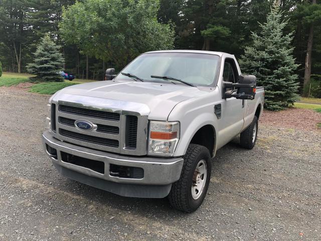 1FTWF31598ED41433 - 2008 FORD F350 SRW S GRAY photo 2