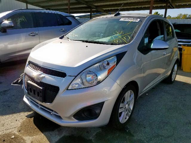 KL8CB6S93FC739398 - 2015 CHEVROLET SPARK LS SILVER photo 2