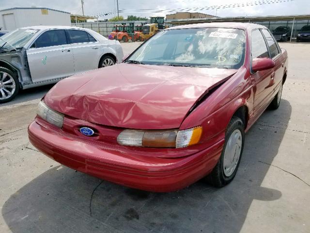 1FALP52U4RA189464 - 1994 FORD TAURUS GL RED photo 2