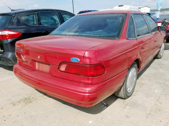 1FALP52U4RA189464 - 1994 FORD TAURUS GL RED photo 4