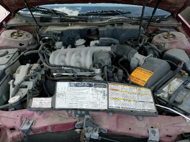 1FALP52U4RA189464 - 1994 FORD TAURUS GL RED photo 7