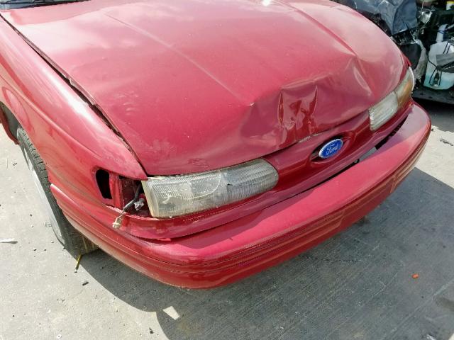 1FALP52U4RA189464 - 1994 FORD TAURUS GL RED photo 9