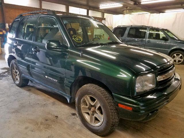 2CNBJ634246910913 - 2004 CHEVROLET TRACKER LT GREEN photo 1