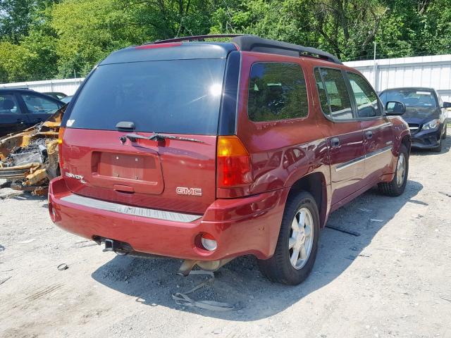 1GKET16S566128496 - 2006 GMC ENVOY XL MAROON photo 4